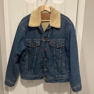 Levi Strauss Sherpa Lined Denim Jean Jacket (70520-0315)
